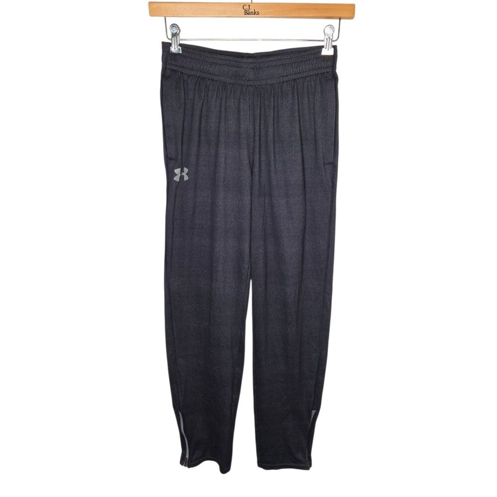 Under Armour Men's Medium Heathered Navy Blue Loose Fit Joggers Track Pants UA
